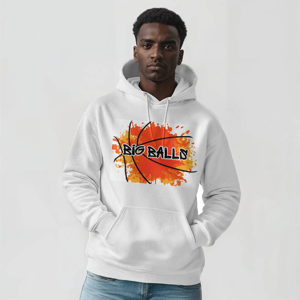 Big Balls Hoop  Hoodie(white)